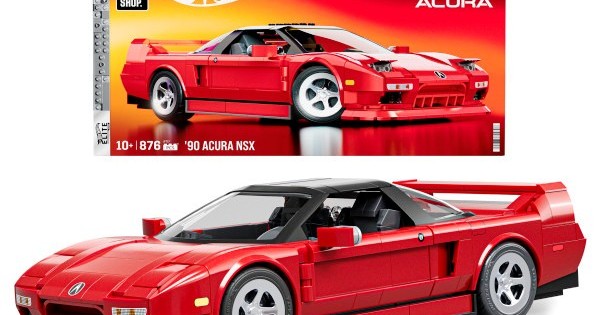 Mattel Brick Shop Hot Wheels Elite Series '90 Acura NSX